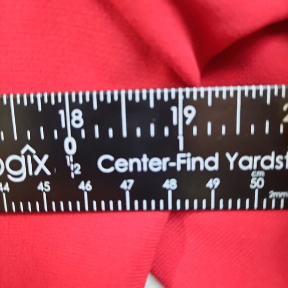 Evan-Picone 2 Piece Suit Blazer & Skirt Red Size 8P Work Career Professional - Picture 12 of 16